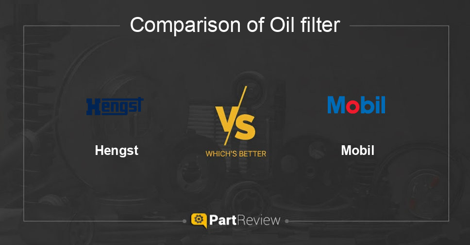 Comparison of oil filter Hengst and Mobil
