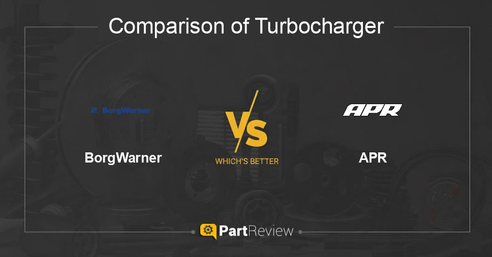 Comparison of turbocharger BorgWarner and APR
