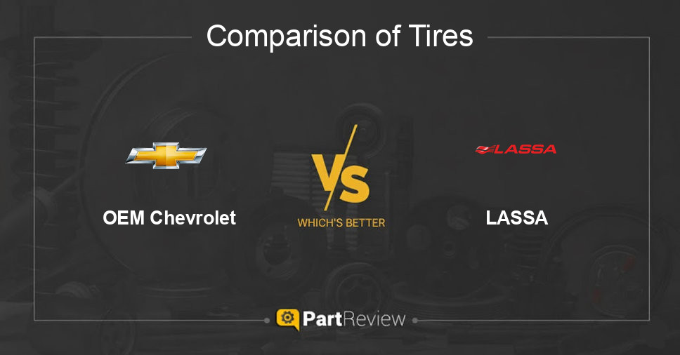 Comparison of tires OEM Chevrolet and LASSA