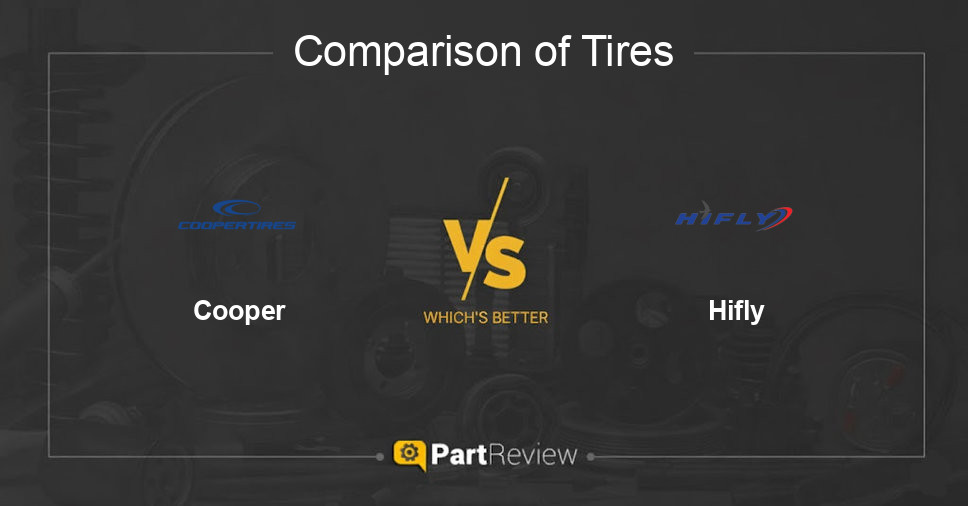 Comparison of tires Cooper and Hifly
