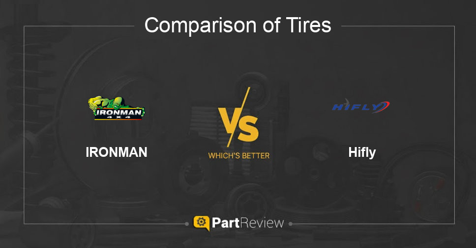 Comparison of tires IRONMAN and Hifly