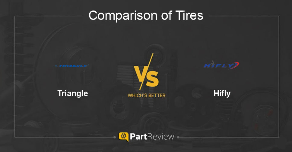 Comparison of tires Triangle and Hifly