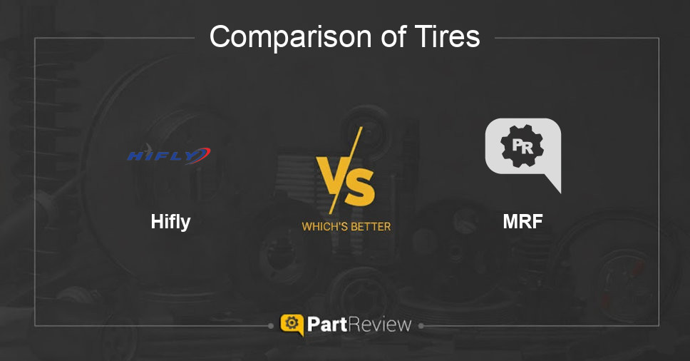 Comparison of tires Hifly and MRF