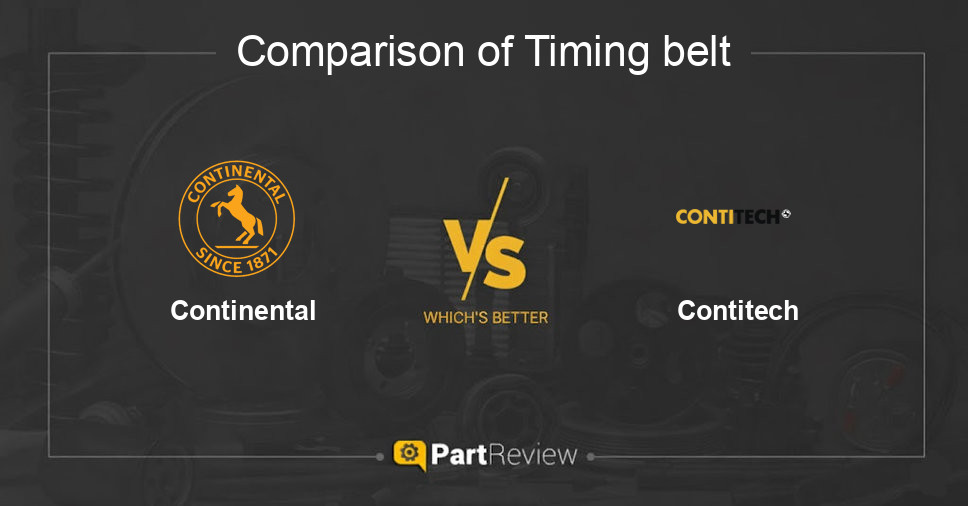 Comparison of timing belt Continental and Contitech