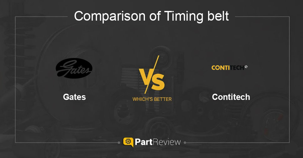 Comparison of timing belt Gates and Contitech