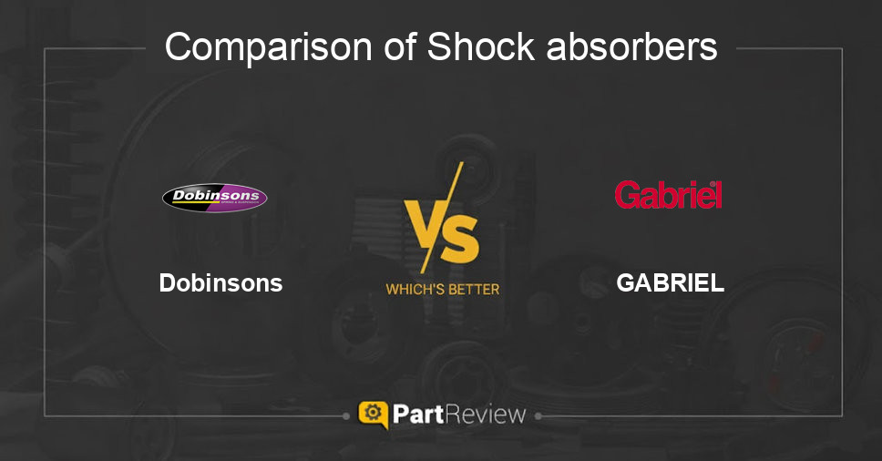 Comparison of shock absorbers Dobinsons and GABRIEL