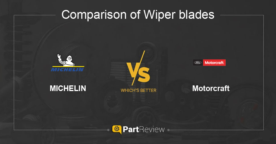 Comparison of wiper blades MICHELIN and Motorcraft