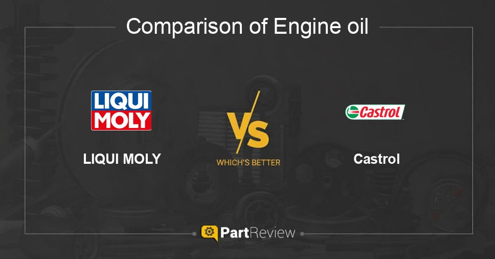 Comparison of engine oil LIQUI MOLY and Castrol