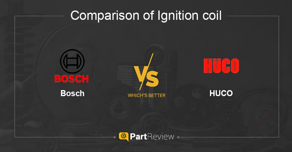 Comparison of ignition coil Bosch and HUCO