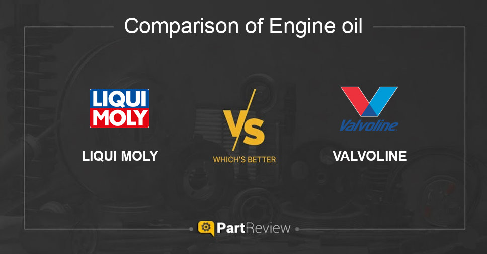 Comparison of engine oil LIQUI MOLY and VALVOLINE