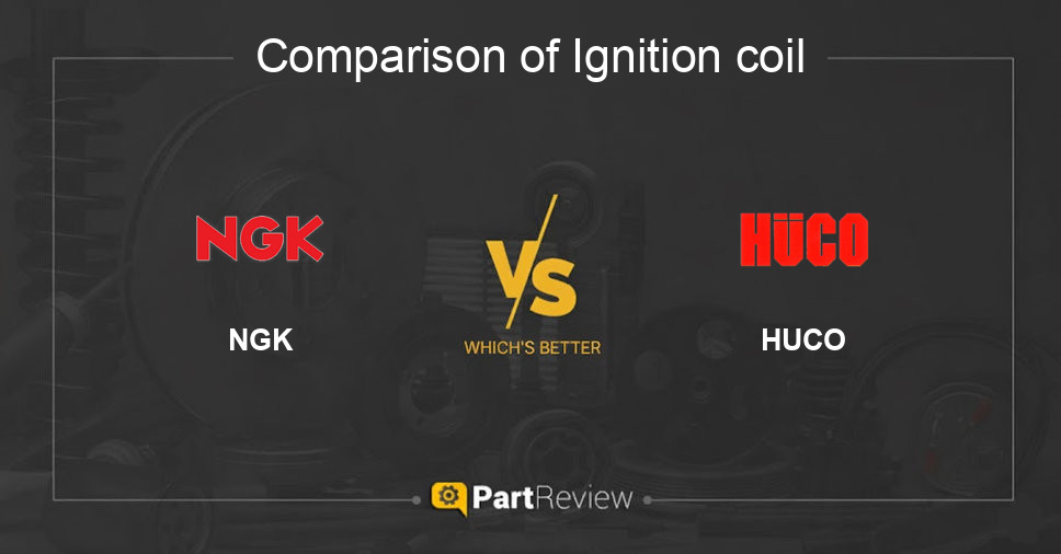 Comparison of ignition coil NGK and HUCO