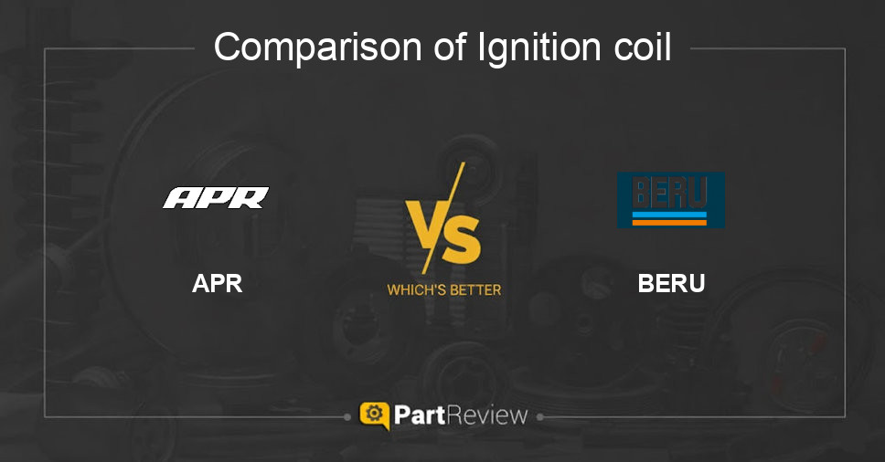 Comparison of ignition coil APR and BERU