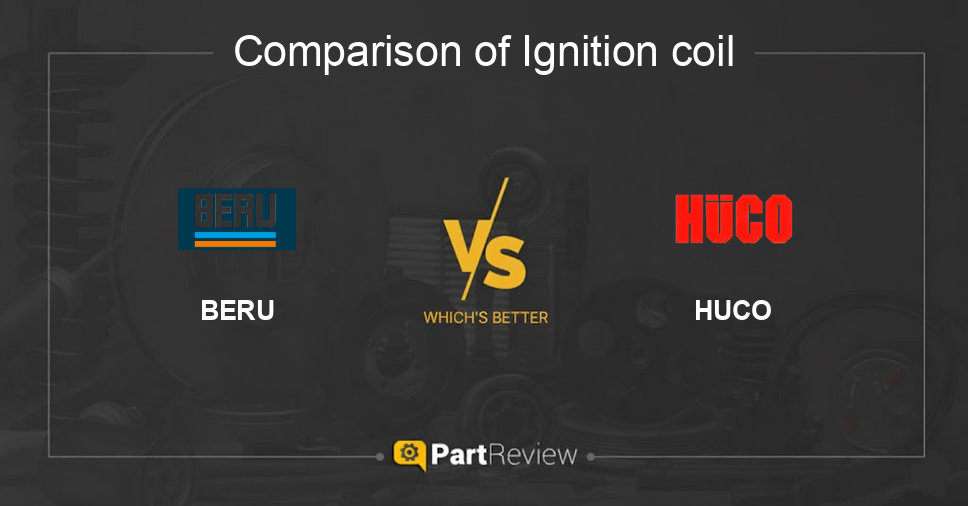 Comparison of ignition coil BERU and HUCO