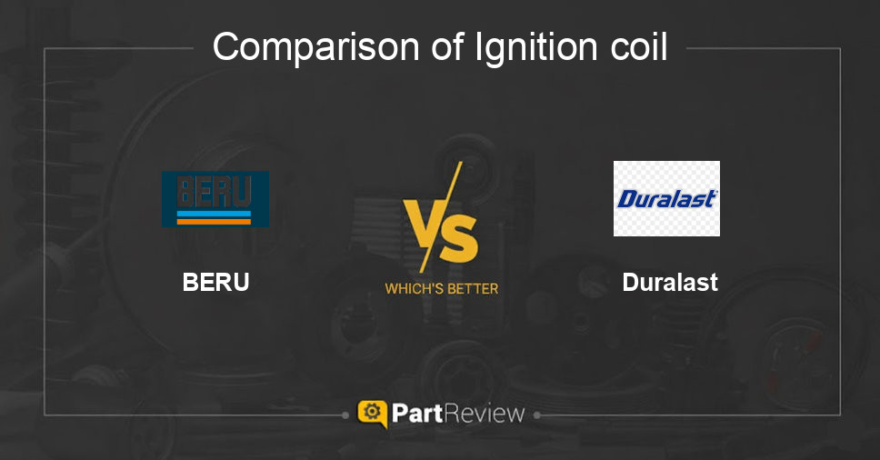 Comparison of ignition coil BERU and Duralast