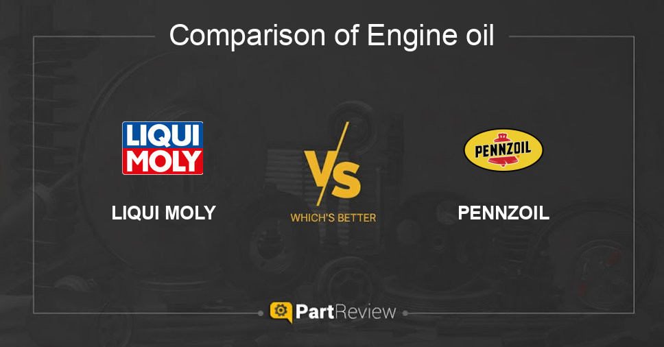 Comparison of engine oil LIQUI MOLY and PENNZOIL