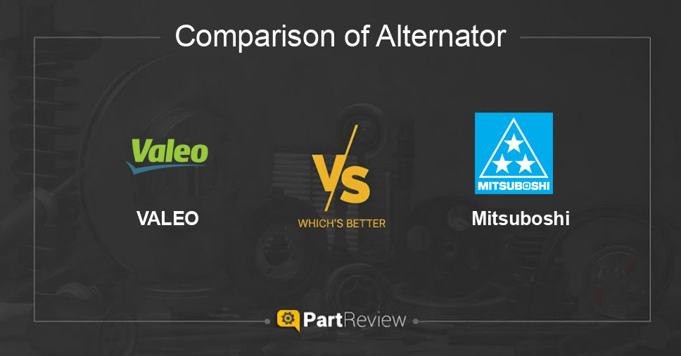 Comparison of alternator VALEO and Mitsuboshi