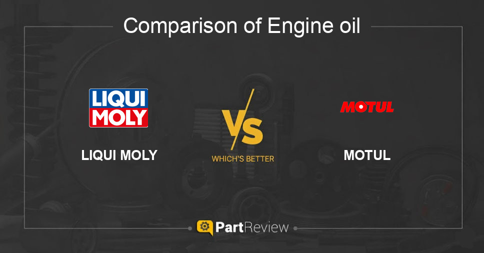 Comparison of engine oil LIQUI MOLY and MOTUL