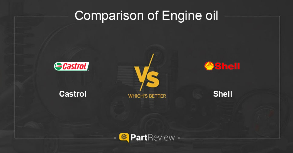 Comparison of engine oil Castrol and Shell