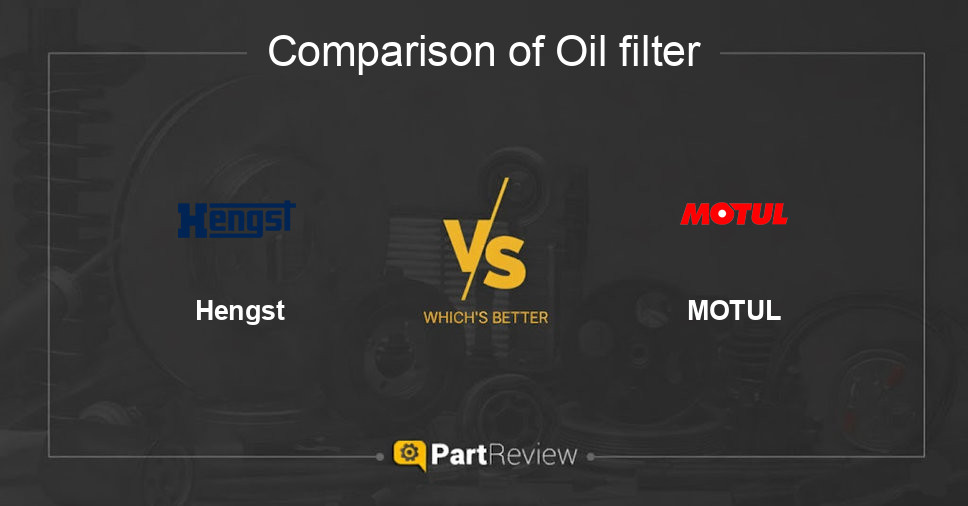Comparison of oil filter Hengst and MOTUL