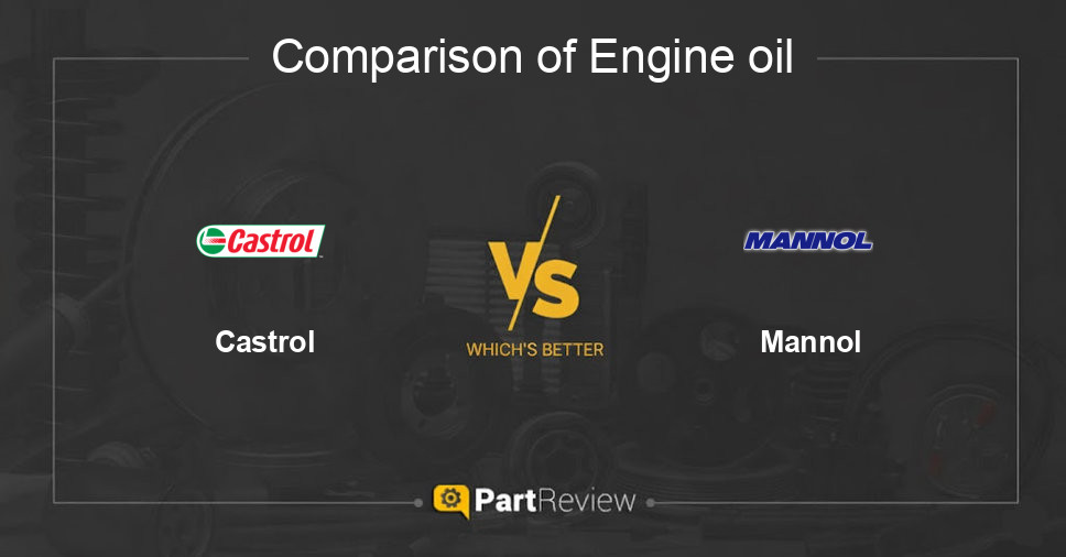 Comparison of engine oil Castrol and Mannol