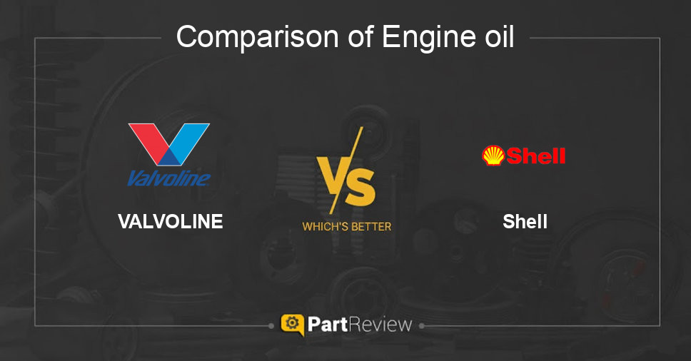 Comparison of engine oil VALVOLINE and Shell