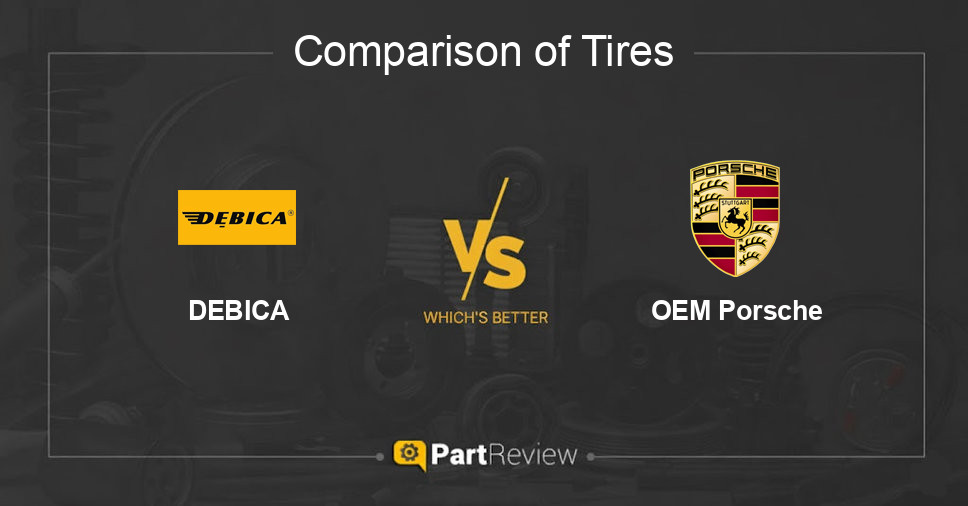 Comparison of tires DEBICA and OEM Porsche