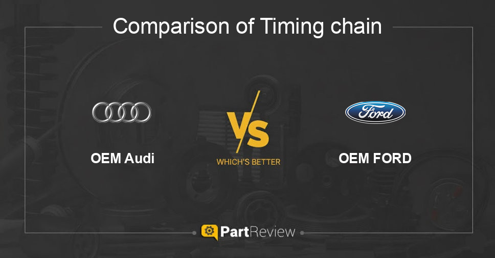 Comparison of timing chain OEM Audi and OEM FORD