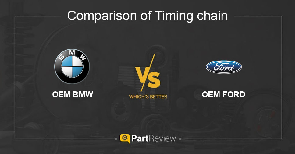 Comparison of timing chain OEM BMW and OEM FORD