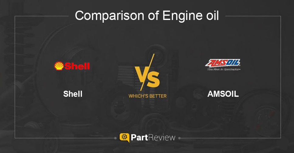 Comparison of engine oil Shell and AMSOIL