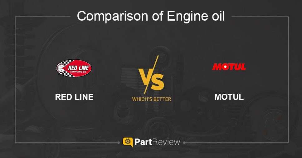 Comparison of engine oil RED LINE and MOTUL