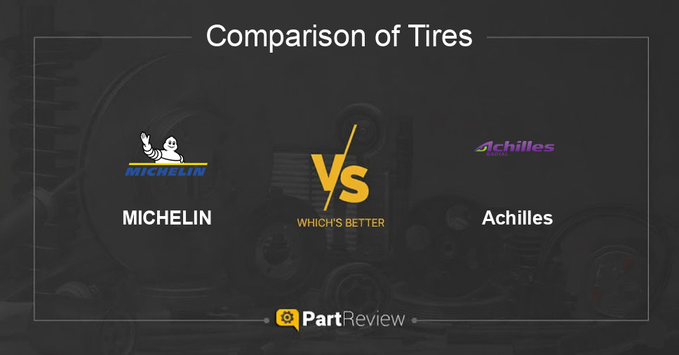 Comparison of tires MICHELIN and Achilles