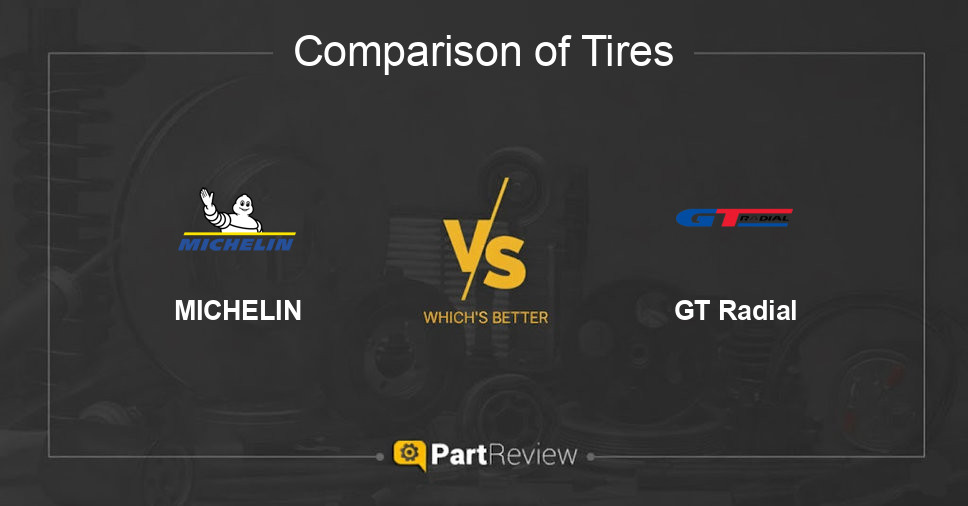 Comparison of tires MICHELIN and GT Radial