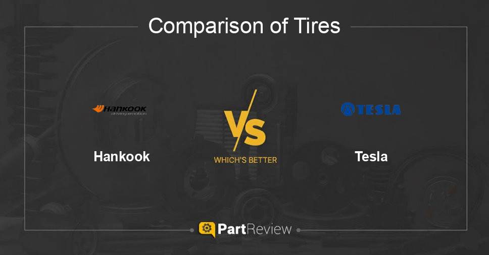 Comparison of tires Hankook and Tesla