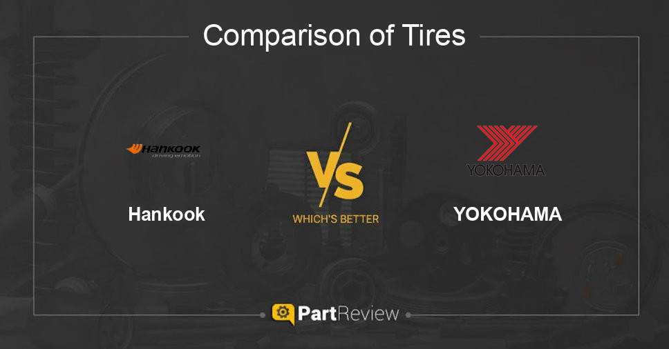 Comparison of tires Hankook and YOKOHAMA