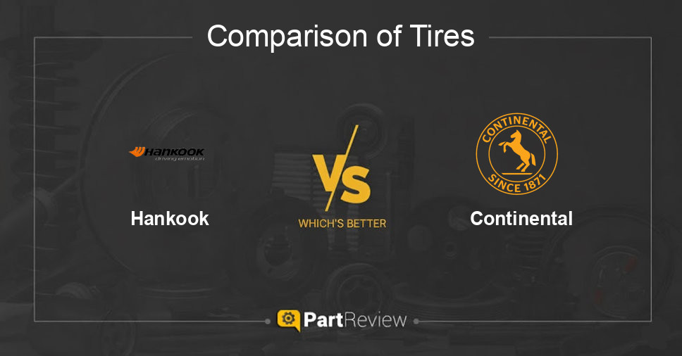Comparison of tires Hankook and Continental