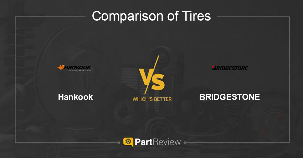 Comparison of tires Hankook and BRIDGESTONE