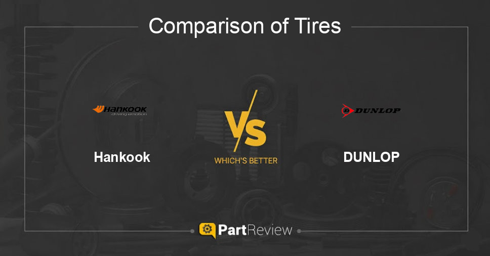 Comparison of tires Hankook and DUNLOP