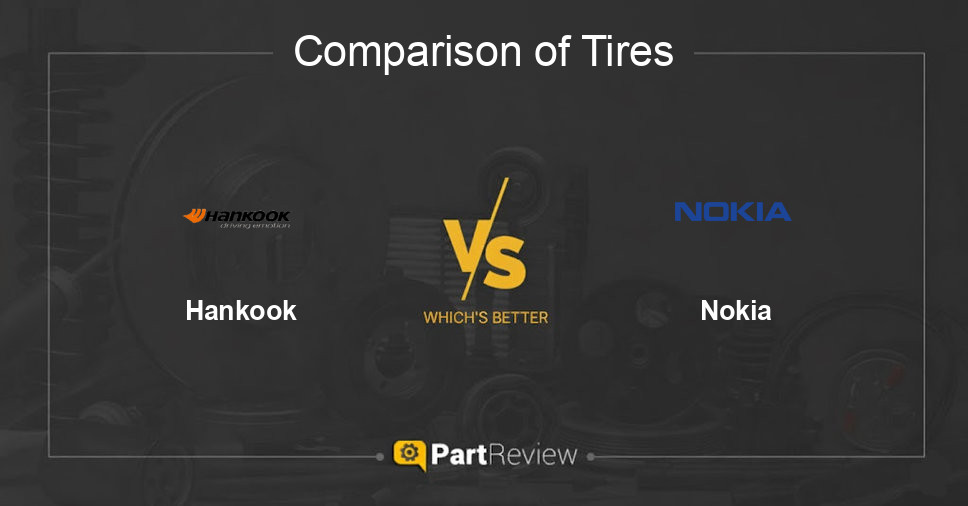 Comparison of tires Hankook and Nokia