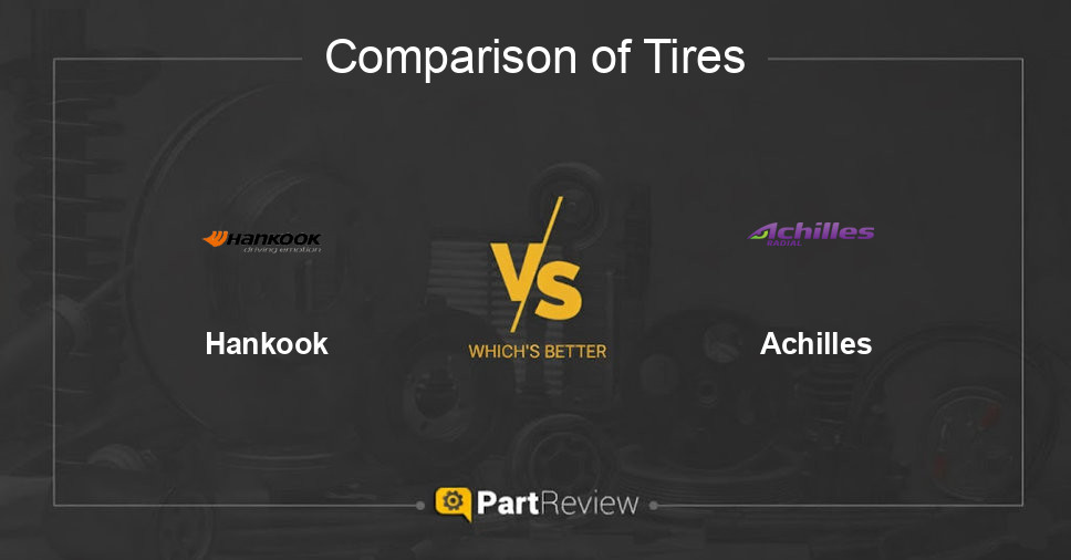 Comparison of tires Hankook and Achilles