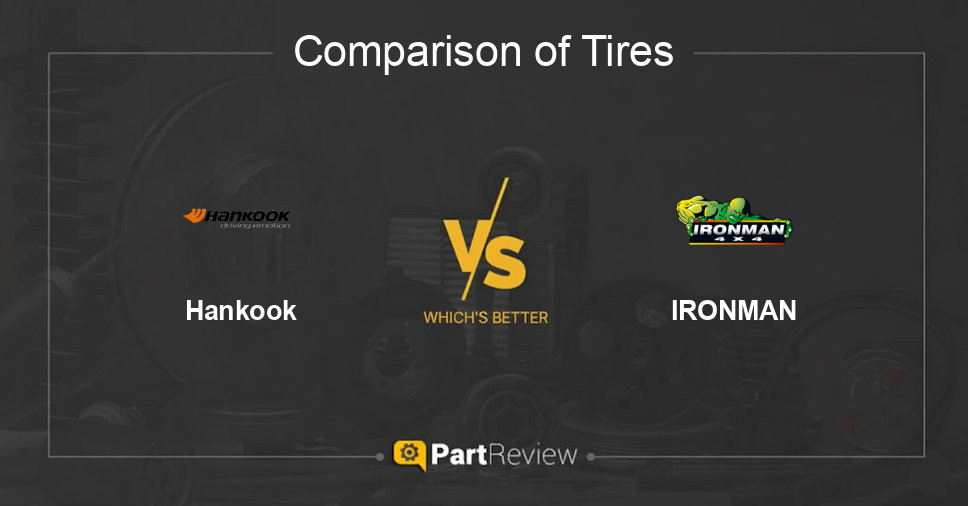 Comparison of tires Hankook and IRONMAN