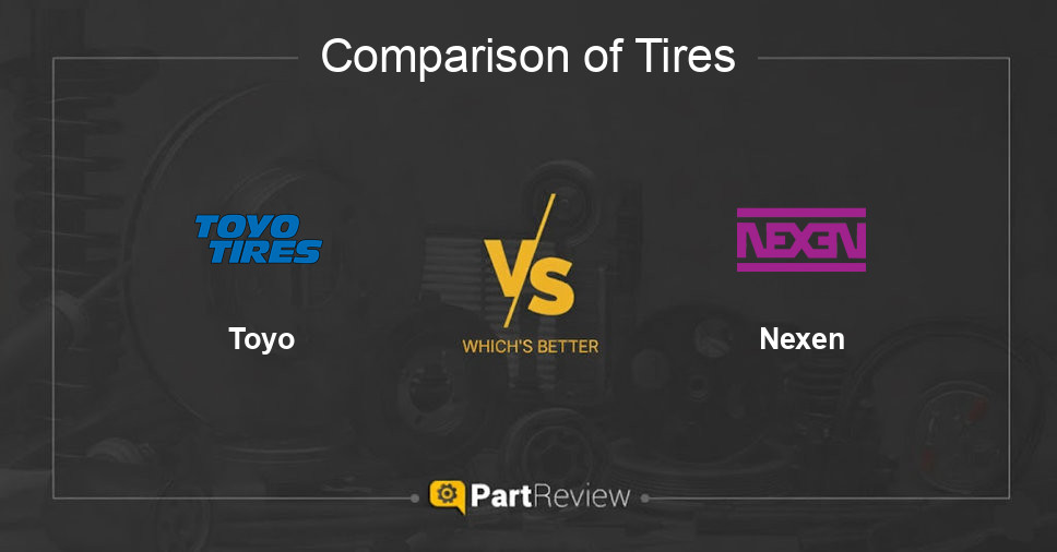 Comparison of tires Toyo and Nexen