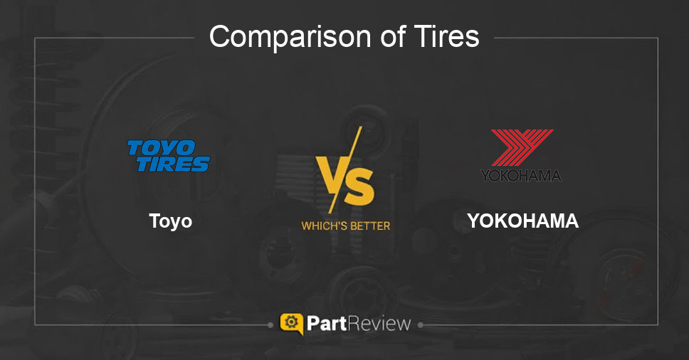 Comparison of tires Toyo and YOKOHAMA