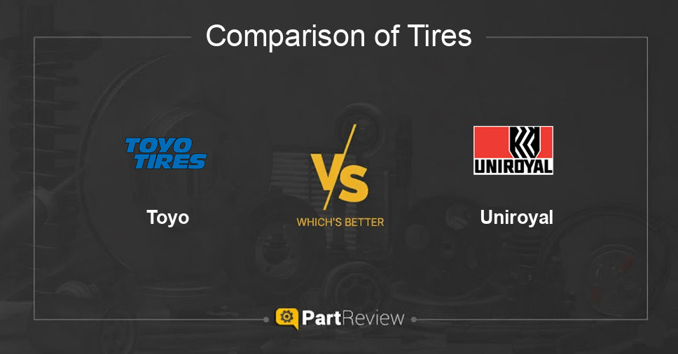 Comparison of tires Toyo and Uniroyal