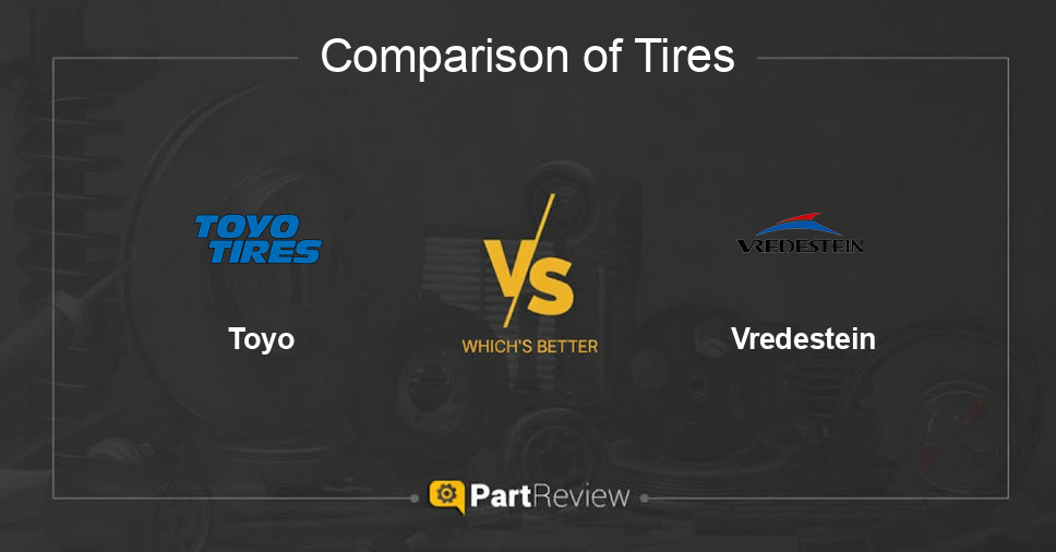 Comparison of tires Toyo and Vredestein