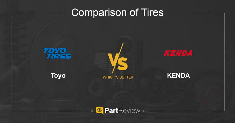 Comparison of tires Toyo and KENDA