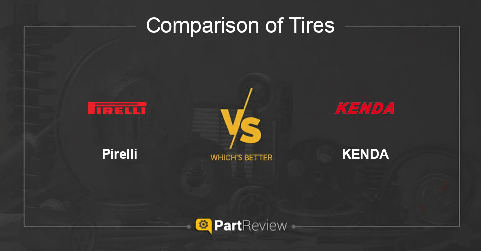 Comparison of tires Pirelli and KENDA