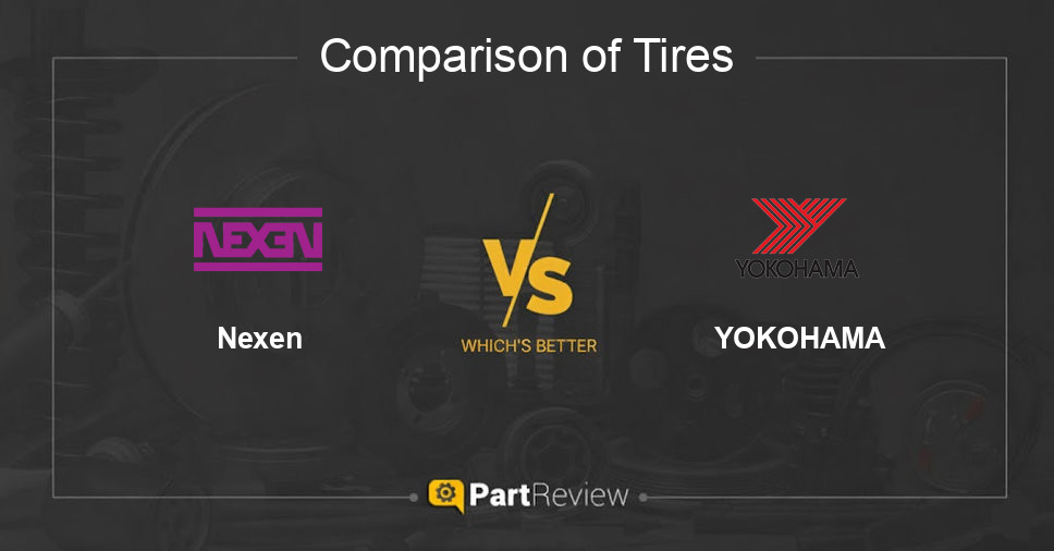 Comparison of tires Nexen and YOKOHAMA