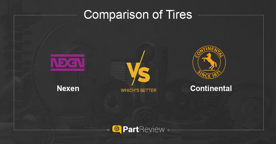 Comparison of tires Nexen and Continental
