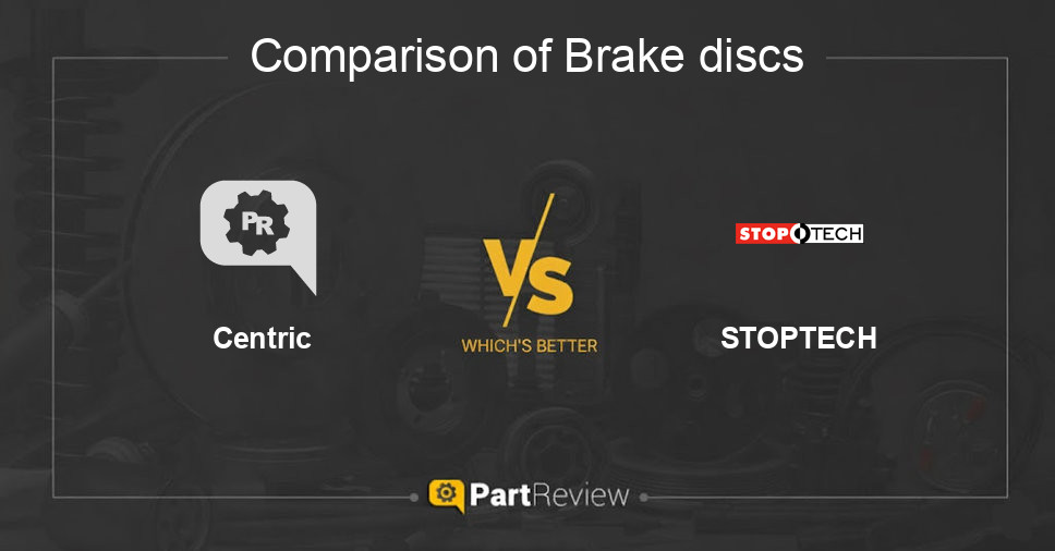 Comparison of brake discs Centric and STOPTECH