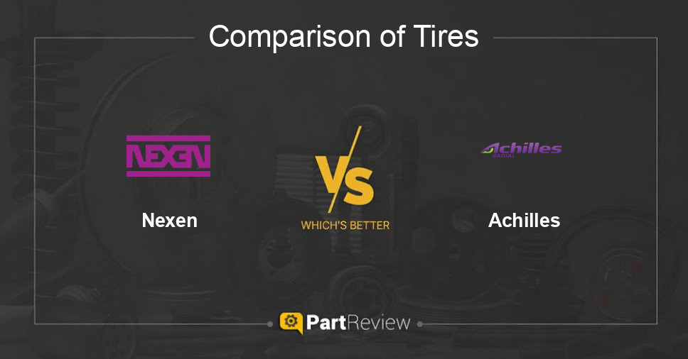 Comparison of tires Nexen and Achilles